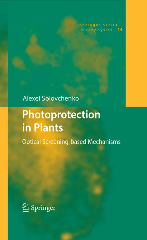 Book cover of Photoprotection in Plants