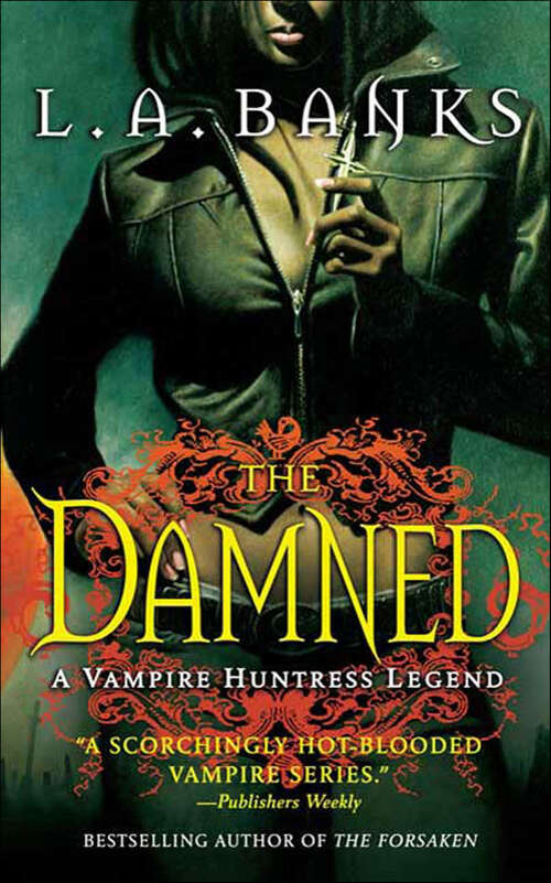 Book cover of The Damned: A Vampire Huntress Legend (Vampire Huntress Legend Series #6)