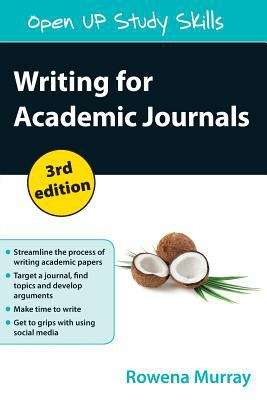 Book cover of Writing for Academic Journals