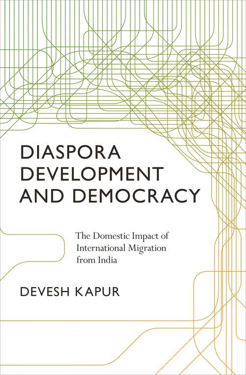 Book cover of Diaspora, Development, and Democracy