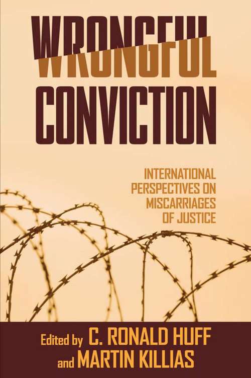 Book cover of Wrongful Conviction: International Perspectives on Miscarriages of Justice