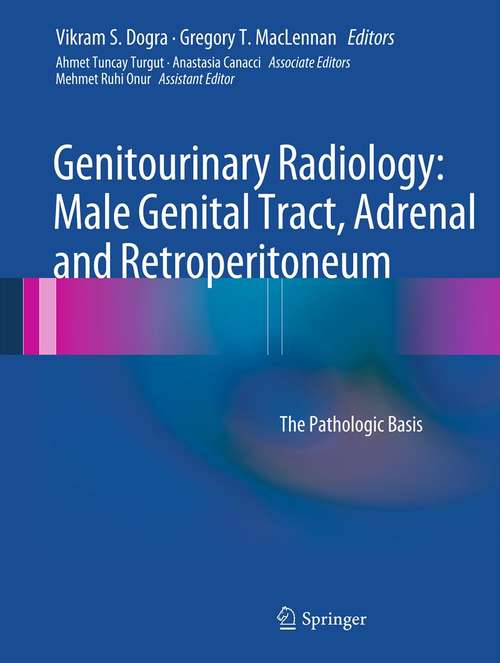 Book cover of Genitourinary Radiology: Male Genital Tract, Adrenal and Retroperitoneum