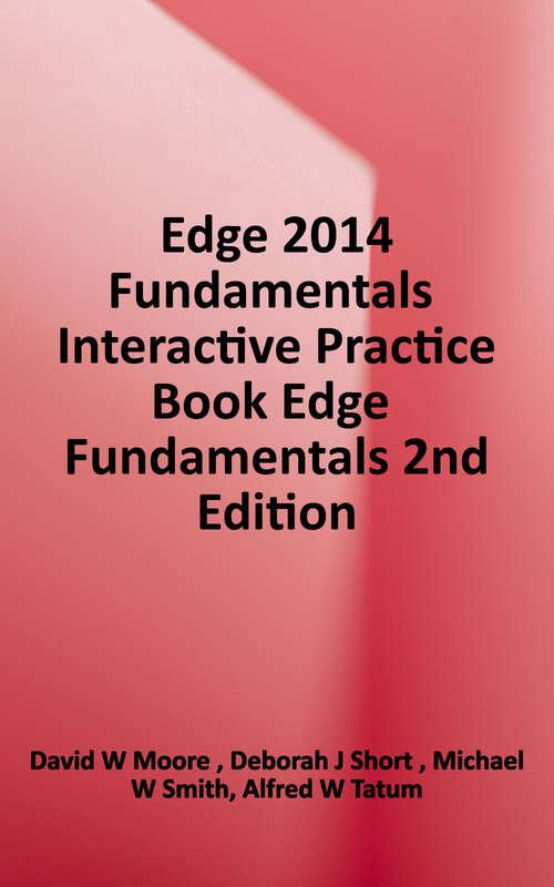 Book cover of Edge 2014 Fundamentals: Interactive Practice Book (Second Edition) (Edge Fundamentals)