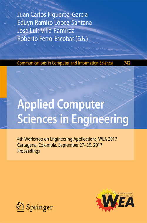 Book cover of Applied Computer Sciences in Engineering