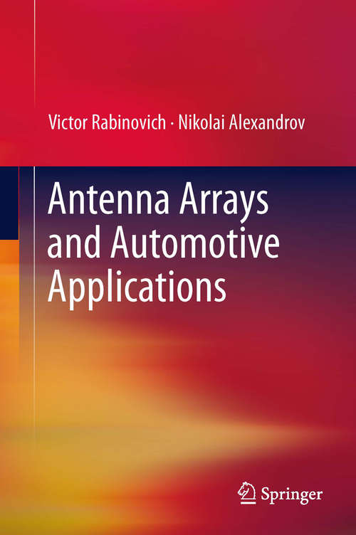 Book cover of Antenna Arrays and Automotive Applications