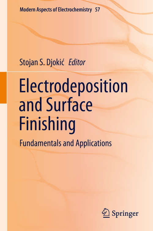 Book cover of Electrodeposition and Surface Finishing