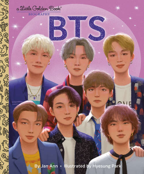 Book cover of BTS: A Little Golden Book Biography (Little Golden Book Biographies)