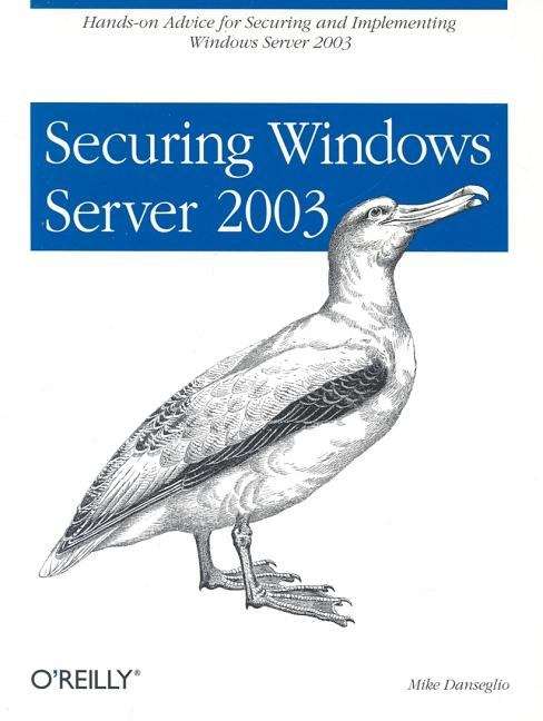 Book cover of Securing Windows Server 2003