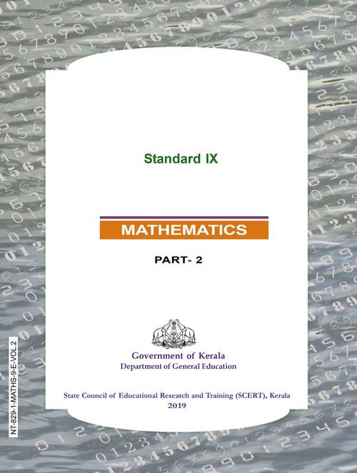 Book cover of Mathematics Part 2 class 9 - S.C.E.R.T. - Kerala Board