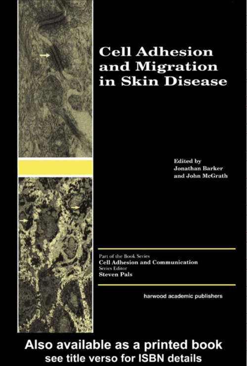 Book cover of Cell Adhesion and Migration in Skin Disease