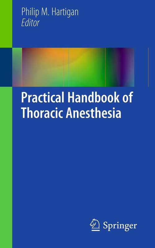 Book cover of Practical Handbook of Thoracic Anesthesia