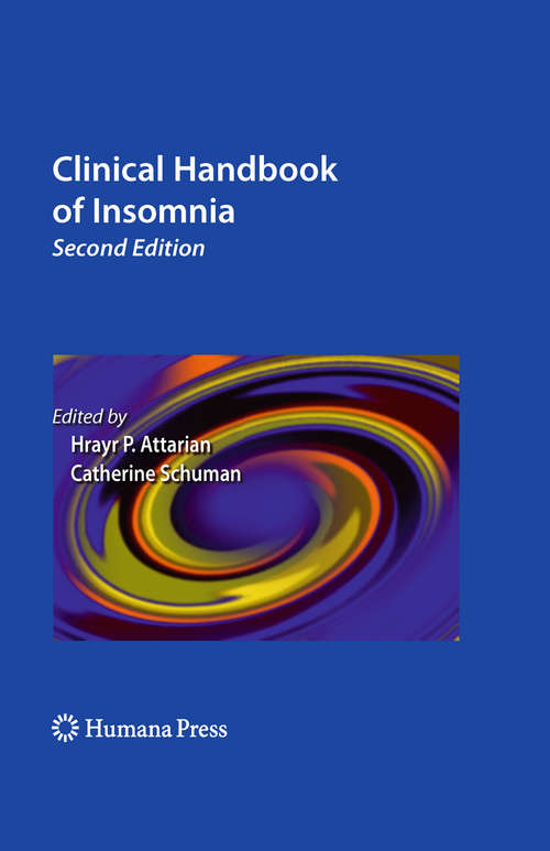 Book cover of Clinical Handbook of Insomnia