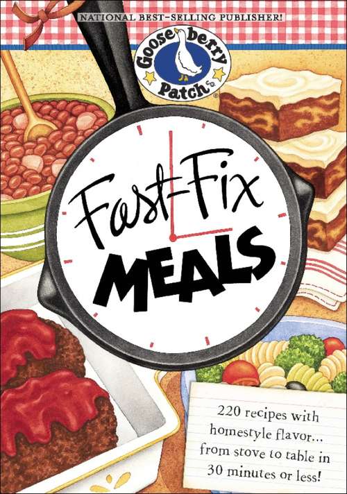 Book cover of Fast-Fix Meals Cookbook