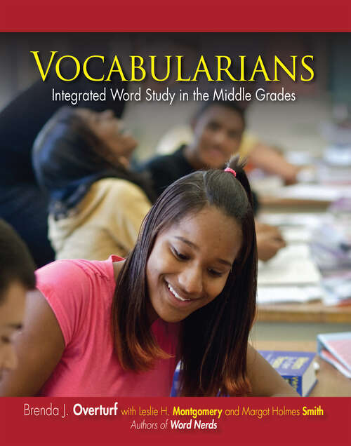 Book cover of Vocabularians: Integrated Word Study in the Middle Grades