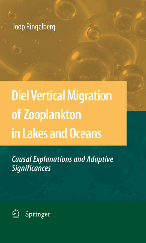 Book cover of Diel Vertical Migration of Zooplankton in Lakes and Oceans