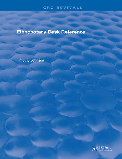 Book cover of CRC Ethnobotany Desk Reference