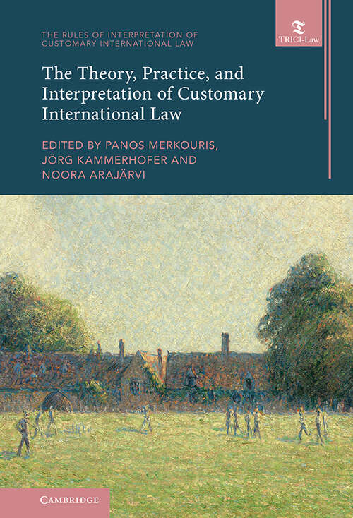 Book cover of The Theory, Practice, and Interpretation of Customary International Law (The Rules of Interpretation of Customary International Law)