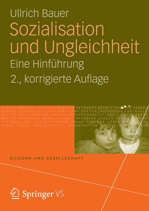 Book cover of Sozialisation und Ungleichheit