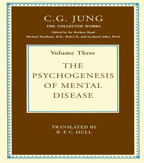 Book cover of The Psychogenesis of Mental Disease (3) (Collected Works of C.G. Jung)