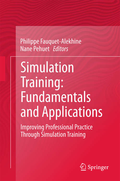 Book cover of Simulation Training: Fundamentals and Applications