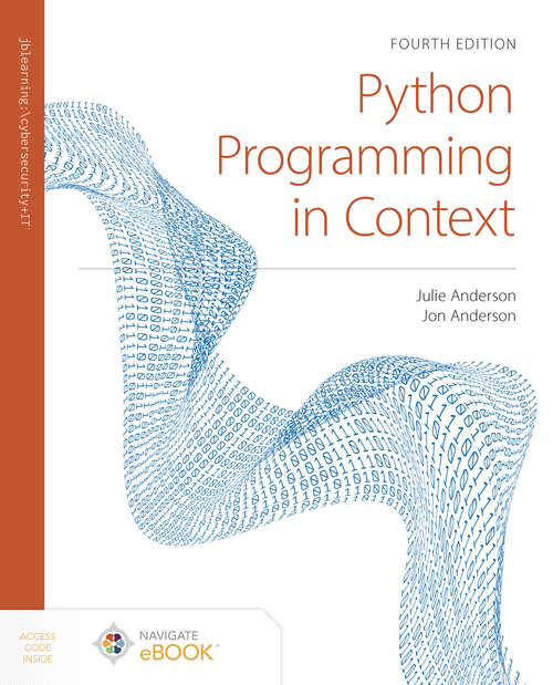 Book cover of Python Programming in Context