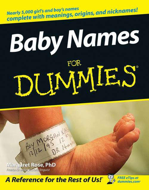 Book cover of Baby Names For Dummies