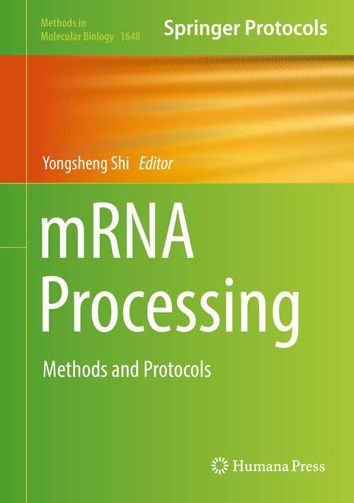 Book cover of mRNA Processing