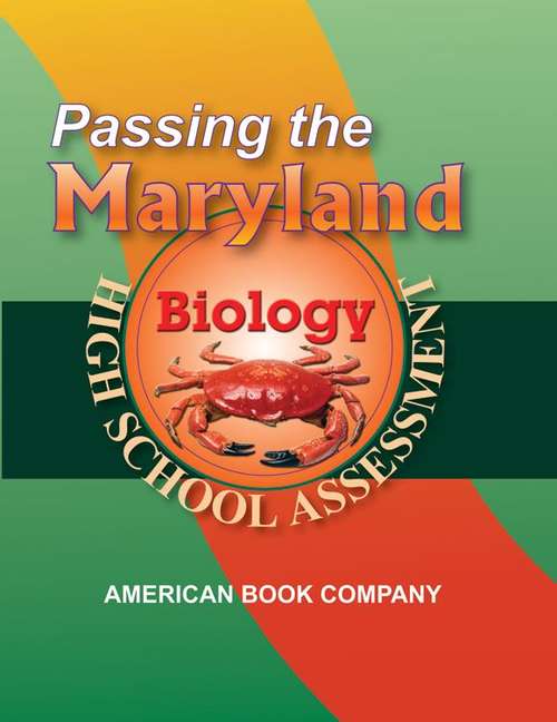 Book cover of Passing the Maryland High School Assessment in Biology