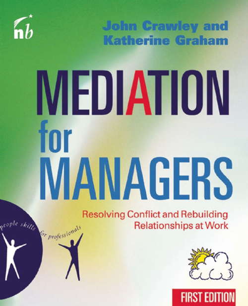 Book cover of Mediation for Managers