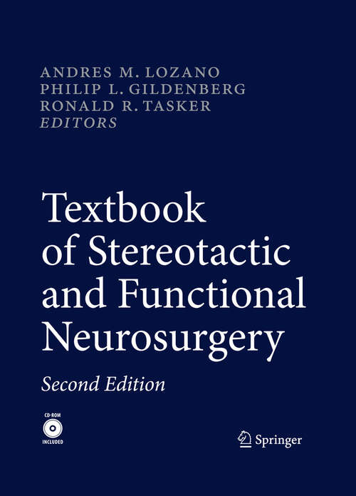 Book cover of Textbook of Stereotactic and Functional Neurosurgery