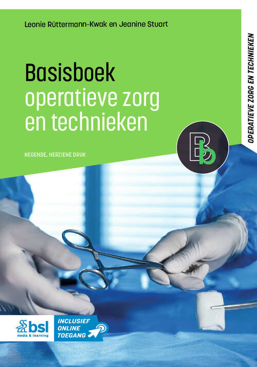 Book cover of Basisboek operatieve zorg en technieken (Ninth Edition 2025) (Operatieve zorg en technieken)