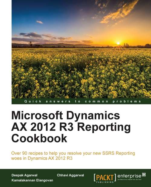 Book cover of Microsoft Dynamics AX 2012 R3 Reporting Cookbook