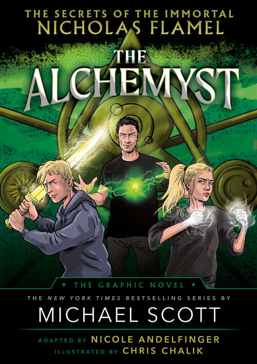 Book cover of The Alchemyst: The Secrets of the Immortal Nicholas Flamel Graphic Novel (The Secrets of the Immortal Nicholas Flamel)