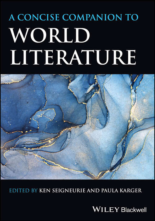 Book cover of A Concise Companion to World Literature