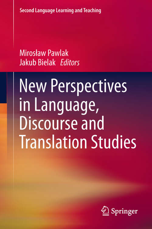 Book cover of New Perspectives in Language, Discourse and Translation Studies