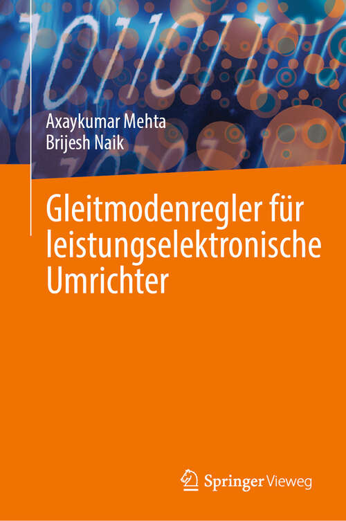 Book cover of Gleitmodenregler für leistungselektronische Umrichter (2024)