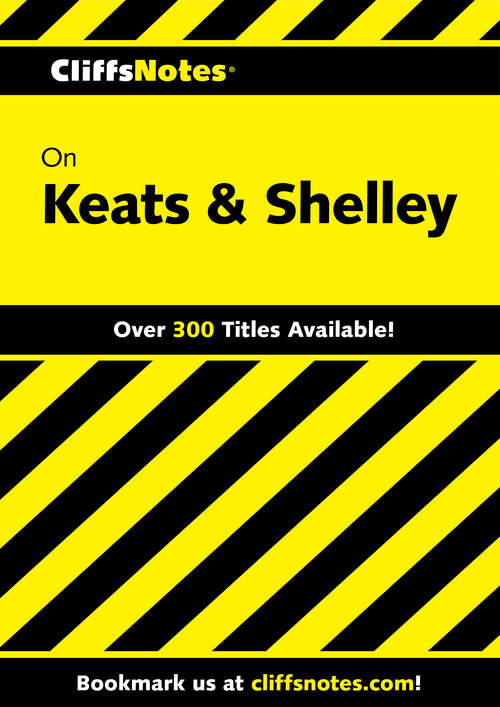 Book cover of CliffsNotes on Keats & Shelley