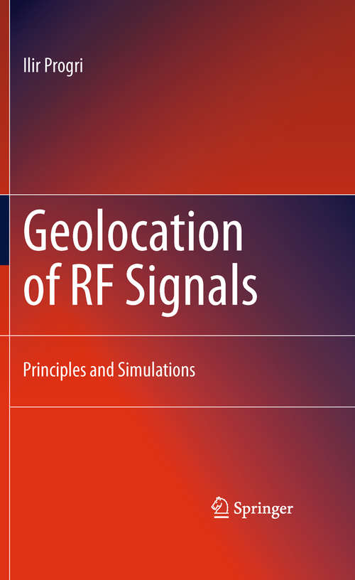 Book cover of Geolocation of RF Signals