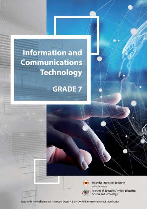 Book cover of Information and Communications Technology class 7 - MIE