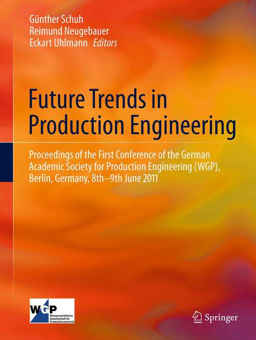 Book cover of Future Trends in Production Engineering