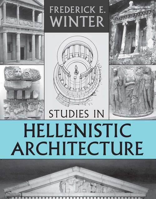 Book cover of Studies in Hellenistic Architecture