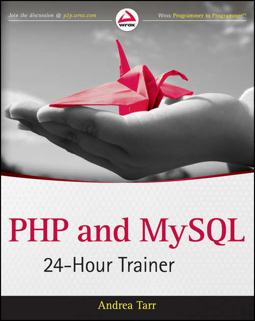 Book cover of PHP and MySQL 24-Hour Trainer