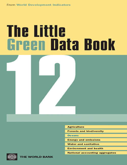 Book cover of The Little Green Data Book, 2012