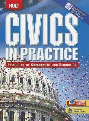 Book cover of Civics In Practice: Principles of Government and Economics