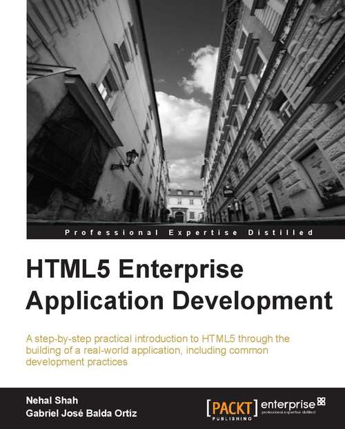 Book cover of HTML5 Enterprise Application Development