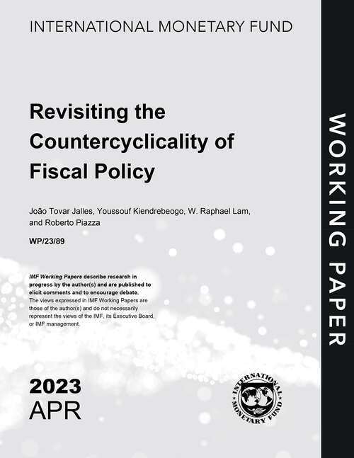 Book cover of Revisiting the Countercyclicality of Fiscal Policy (Imf Working Papers)
