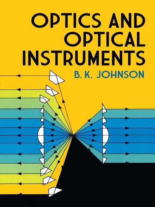 Book cover of Optics and Optical Instruments: An Introduction