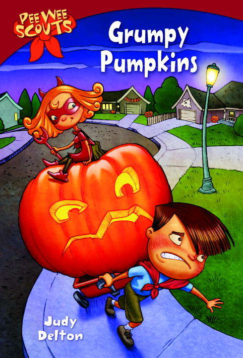 Book cover of Pee Wee Scouts: Grumpy Pumpkins