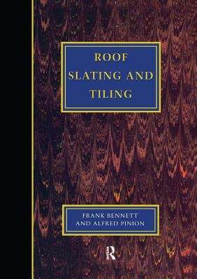 Book cover of Roof Slating and Tiling