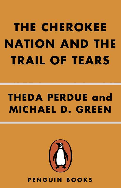 Book cover of The Cherokee Nation and the Trail of Tears